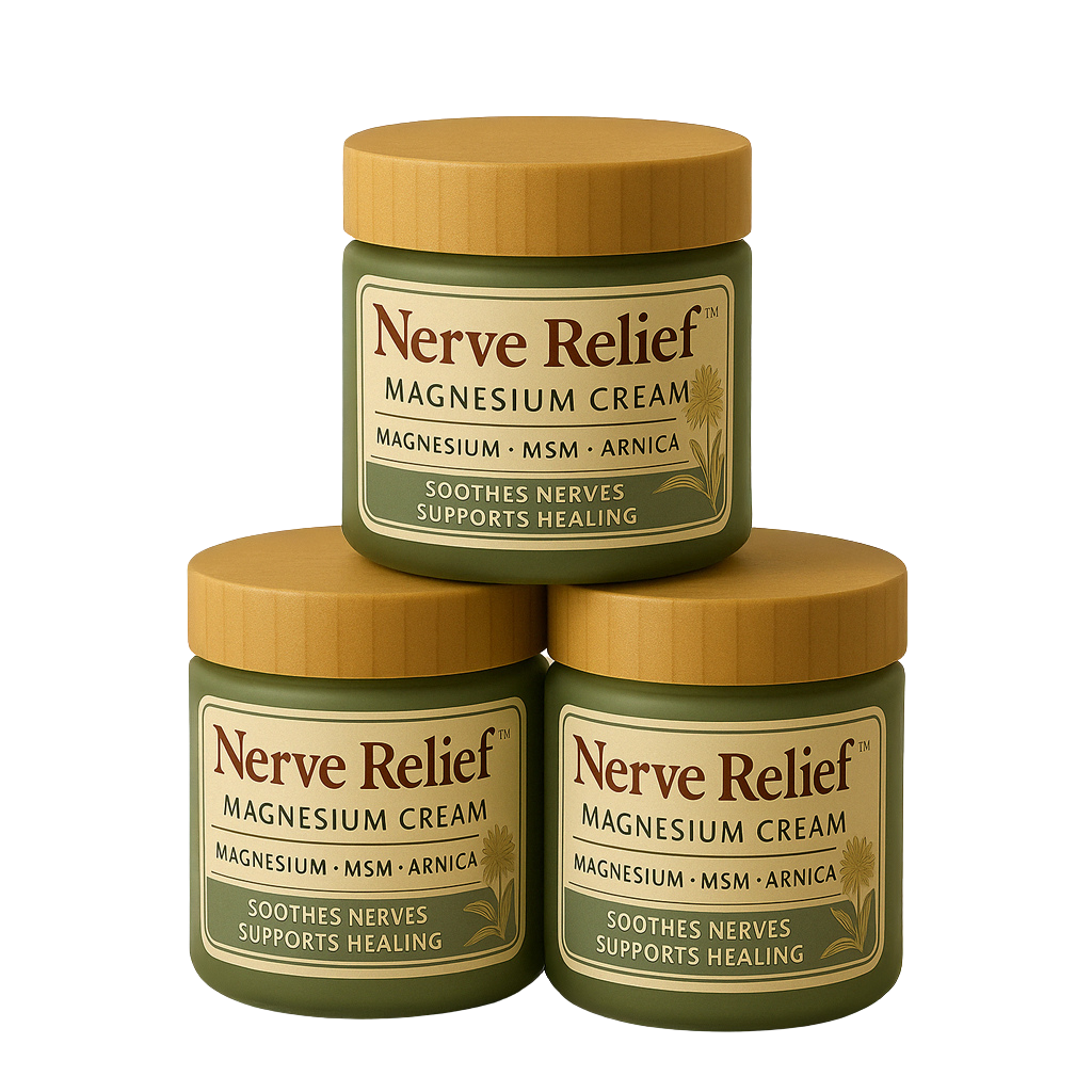 Nerve Relief Magnesium Cream (3 month supply) - MOST POPULAR
