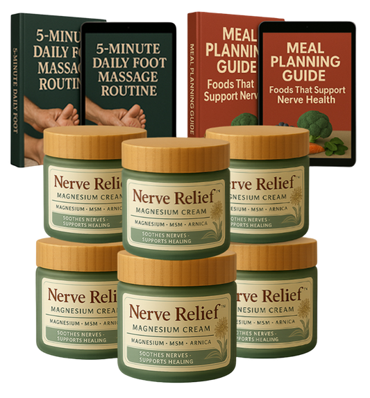 Nerve Relief Magnesium Cream (6 month supply) - BEST VALUE