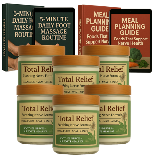 Total Relief Magnesium Cream (6 Jars Package +2 FREE BONUSES) sub