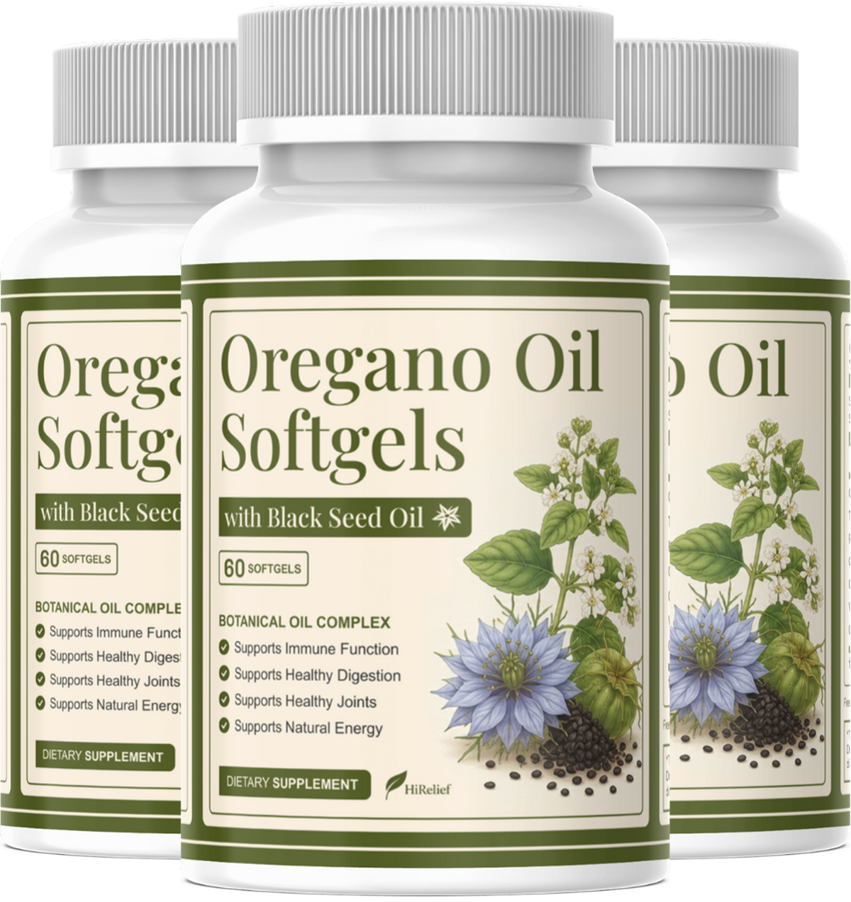 3 x Oregano Oil Softgels